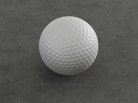 Golf Ball 2K Resolution 3Dモデル