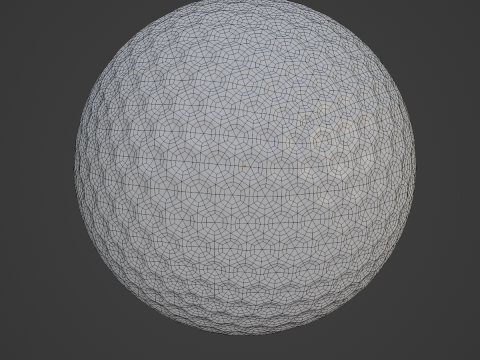 Golf Ball 2K Resolution 3Dモデル