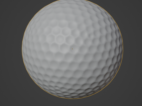Golf Ball 2K Resolution 3Dモデル