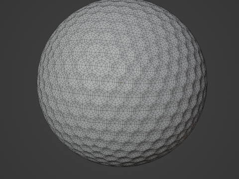 Golf Ball 2K Resolution 3Dモデル