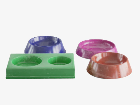 Feeder for dog and cats 3D Model