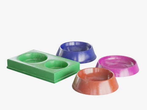 Feeder for dog and cats 3D Model