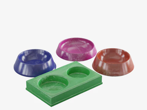 Feeder for dog and cats 3D Model
