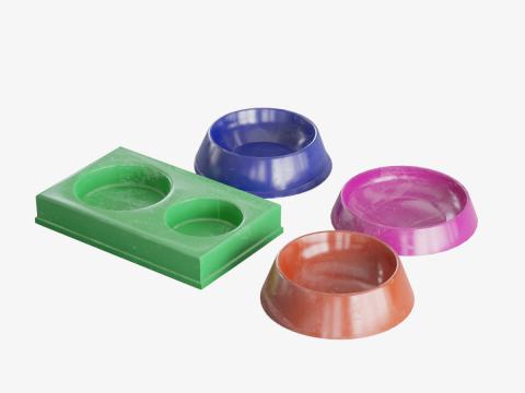 Feeder for dog and cats 3Dモデル