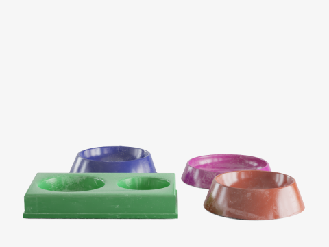 Feeder for dog and cats 3Dモデル