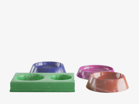 Feeder for dog and cats 3D Model