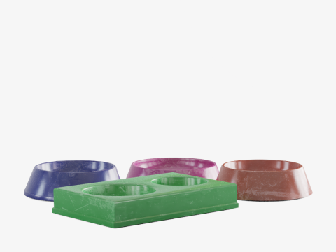 Feeder for dog and cats 3Dモデル