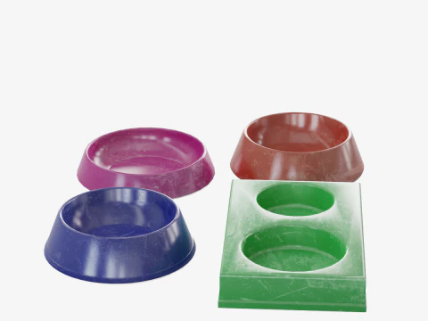 Feeder for dog and cats 3D Model