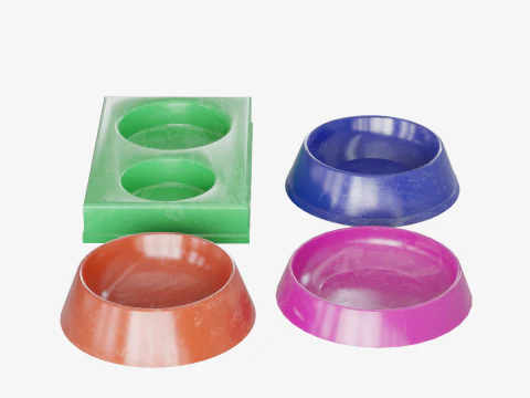 Feeder for dog and cats 3D Model