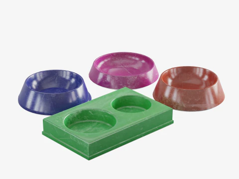 Feeder for dog and cats 3D Model