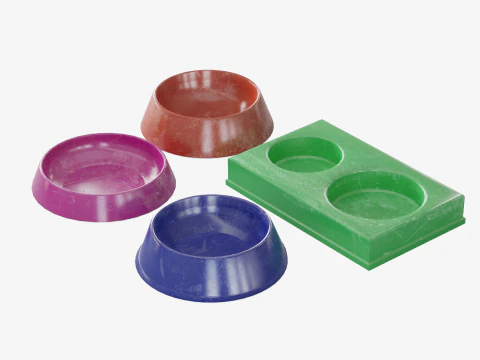 Feeder for dog and cats 3D Model