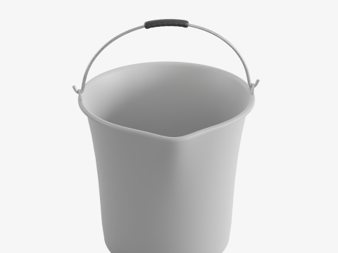 Industrial Plastic Buckets 3Dモデル