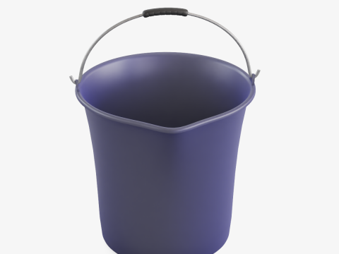 Industrial Plastic Buckets 3Dモデル