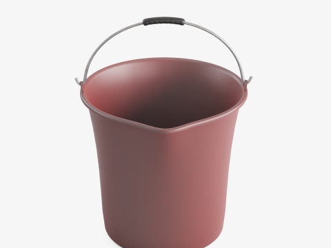Industrial Plastic Buckets 3Dモデル