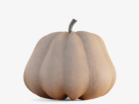 Realistic Pumpkin 3D Model