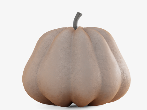 Realistic Pumpkin Modello 3D