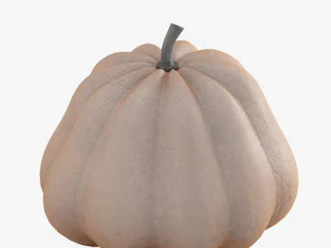 Realistic Pumpkin 3D Model