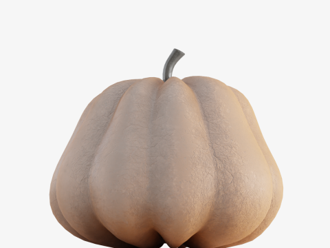 Realistic Pumpkin Modello 3D