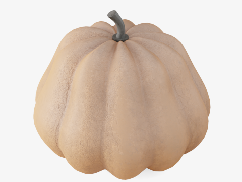 Realistic Pumpkin Modello 3D