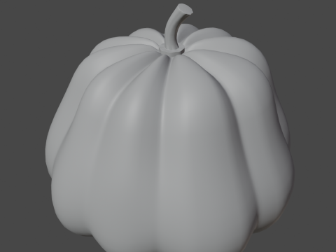 Realistic Pumpkin Modello 3D