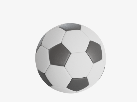 Soccer Ball 2K Resolution 3D Модель