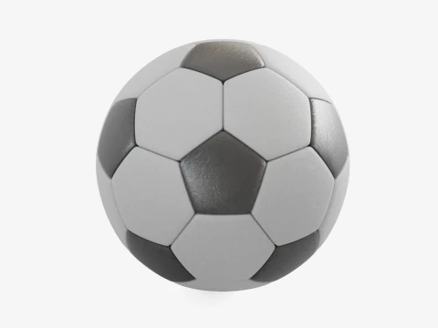 Resolução 4K da bola de futebol Modelo 3D