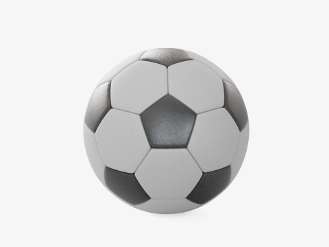 Soccer Ball 4K Resolution Model 3D