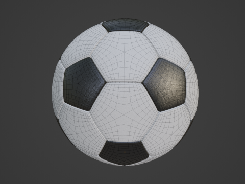 Soccer Ball 4K Resolution Model 3D