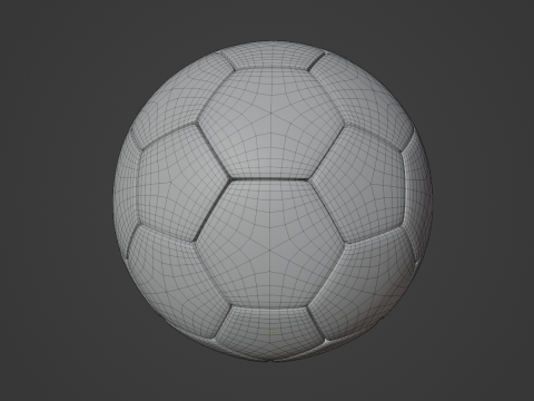 Soccer Ball 4K Resolution Model 3D