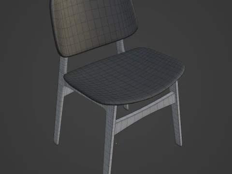 Study Chair 3D Model