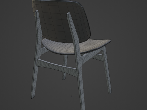 Study Chair Modelo 3D