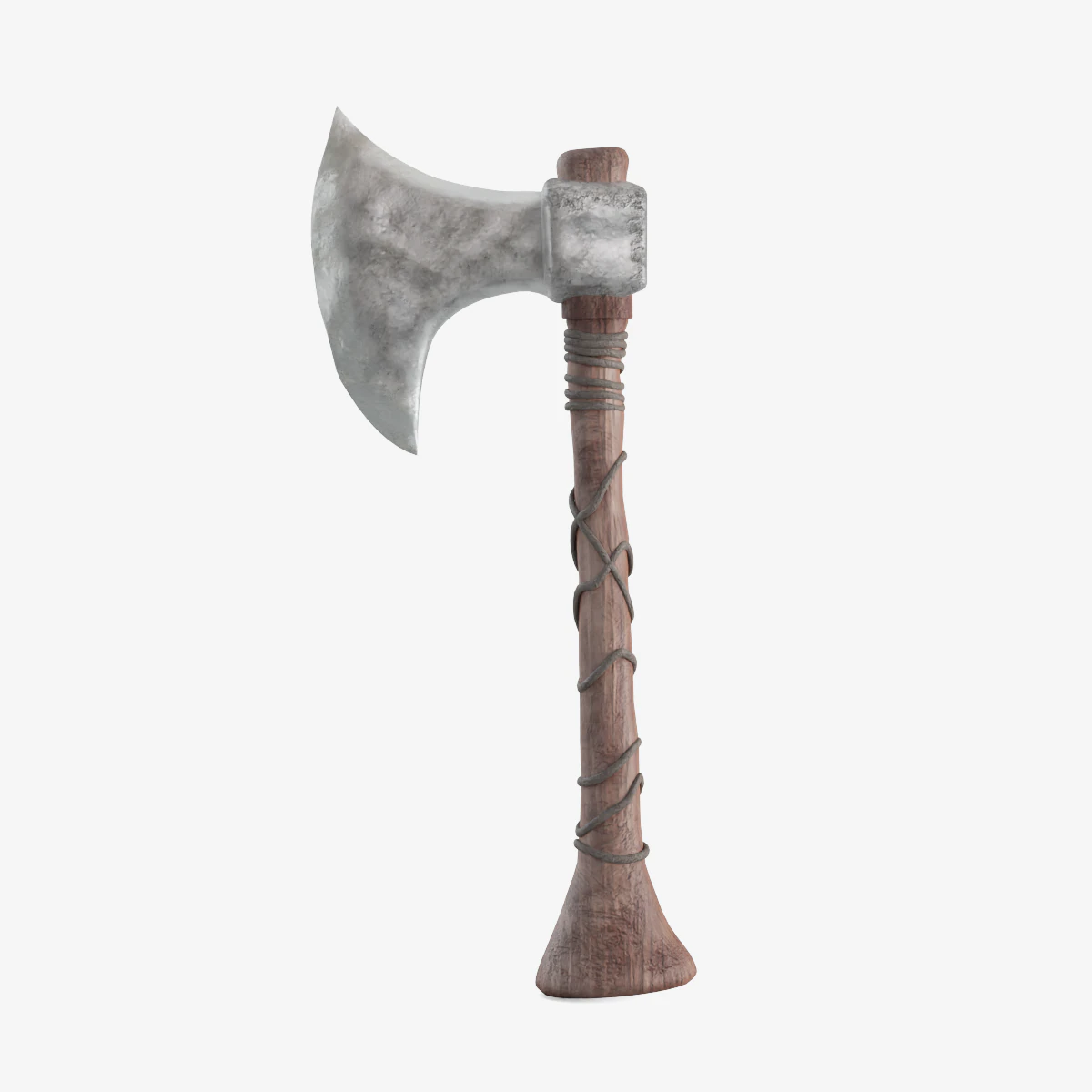 Stylized Medieval Axe 3D Model .c4d .max .obj .3ds .fbx .stl .blend