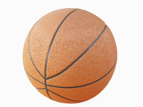 Basketball Ball 4K 01 3D Model