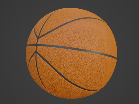 Basketball Ball 4K 01 3D Model