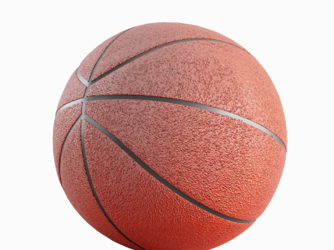 Basketball Ball 4K 02 Modello 3D