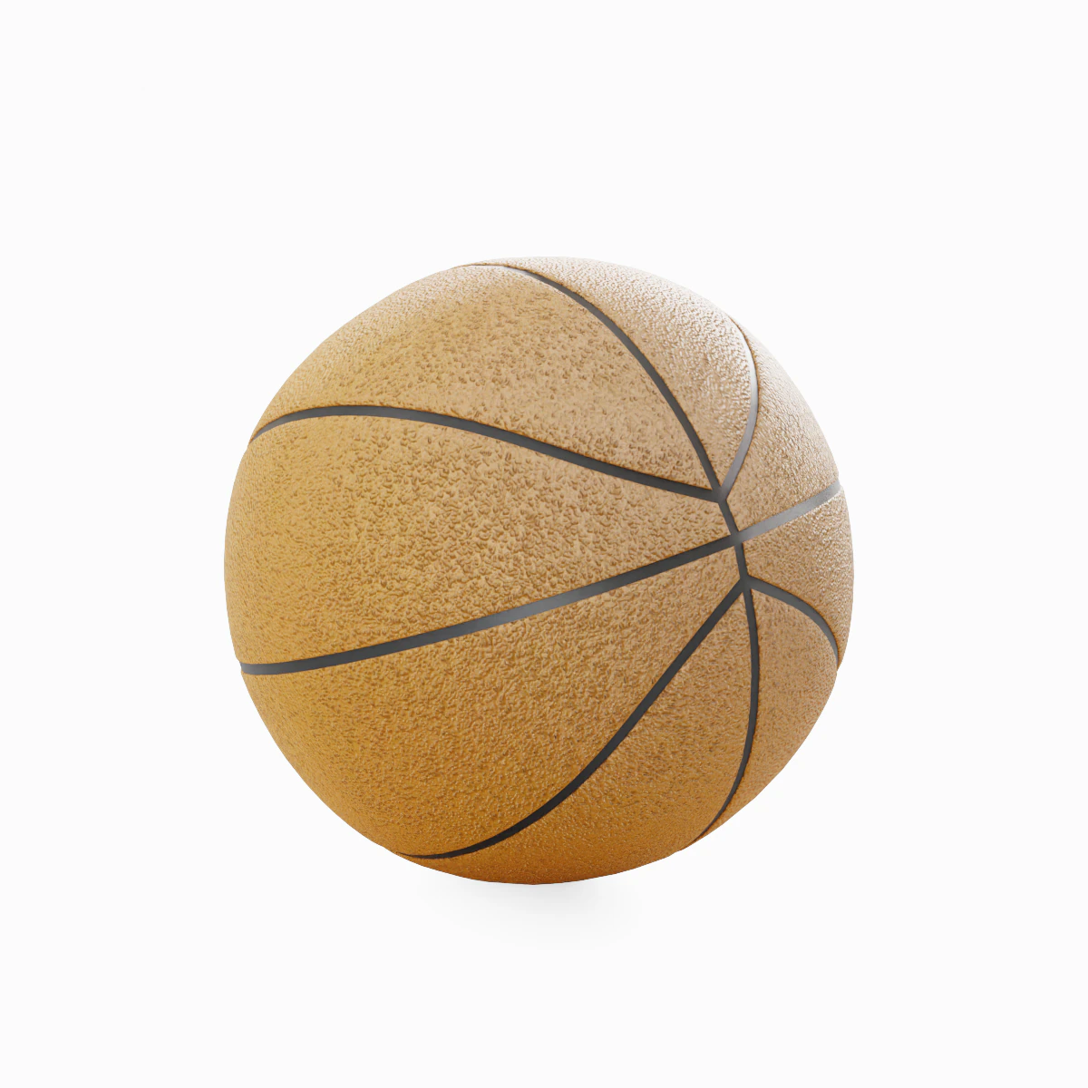 Basketball Ball 4K 03 3D Model .c4d .max .obj .3ds .fbx .stl .blend