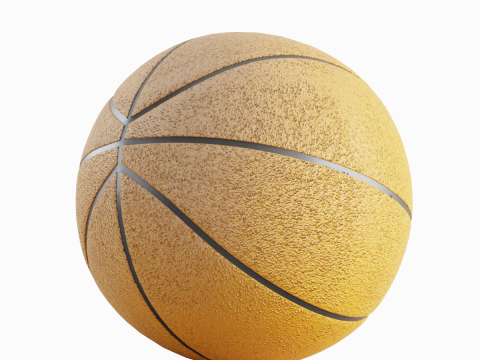 Basketball Ball 4K 03 Modelo 3D