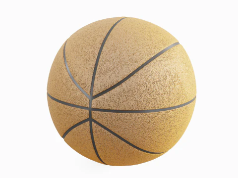 Basketball Ball 4K 03 3D Model
