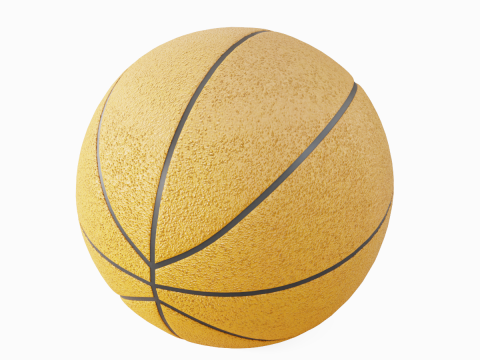 Basketball Ball 4K 03 Modelo 3D