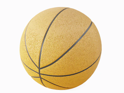 Basketball Ball 4K 03 3D Model