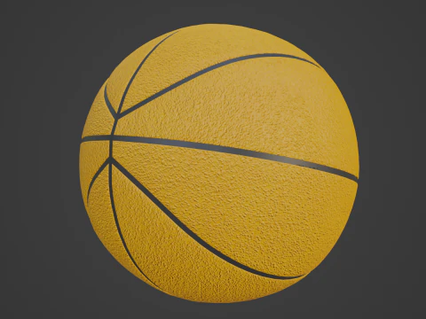 Basketball Ball 4K 03 3D Model