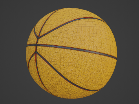 Basketball Ball 4K 03 Modelo 3D