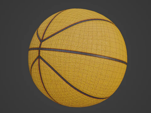 Basketball Ball 4K 03 3D Model