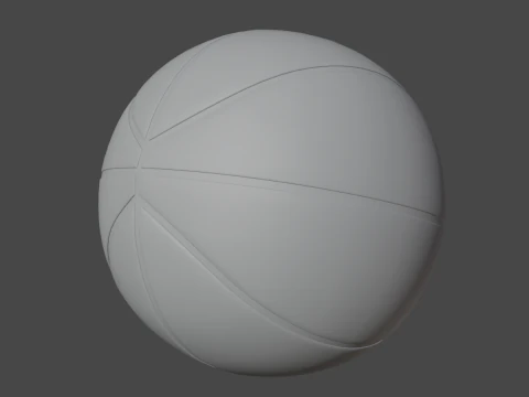 Basketball Ball 4K 03 3D Model