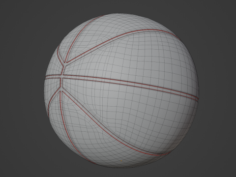 Basketball Ball 4K 03 Modelo 3D