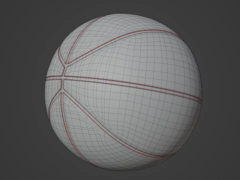 Basketball Ball 4K 03 3D Model