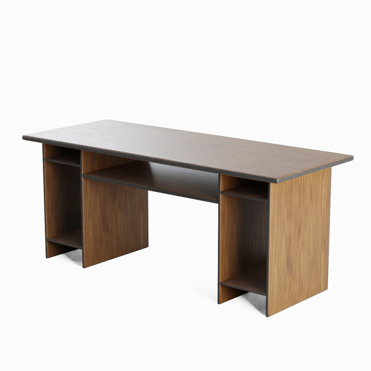 Computer Table 02 3D Model .c4d .max .obj .3ds .fbx .stl .blend 