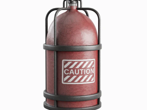 Gas Tank 01 3D Model