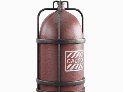Gas Tank 01 3D Model
