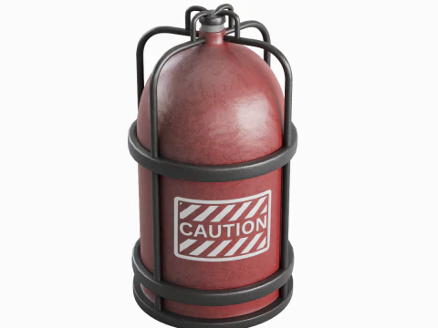 Gas Tank 01 3D Model